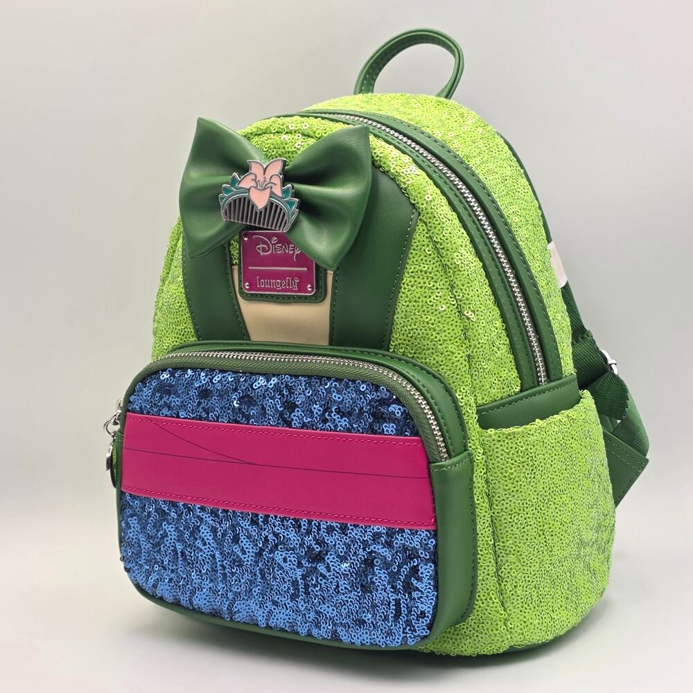 Loungefly Disney Mulan Sequin Mini Backpack New - Picture 3 of 8